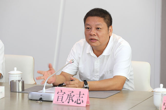 分教处主任宣承志讲话
